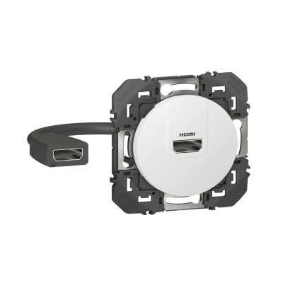 DOOXIE PRISE HDMI PRECONNECTORISEE BLANC