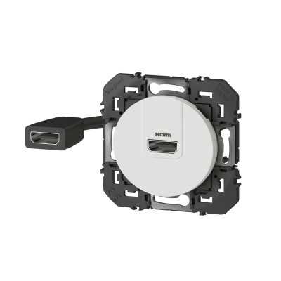 DOOXIE PRISE HDMI PRECONNECTORISEE BLANC