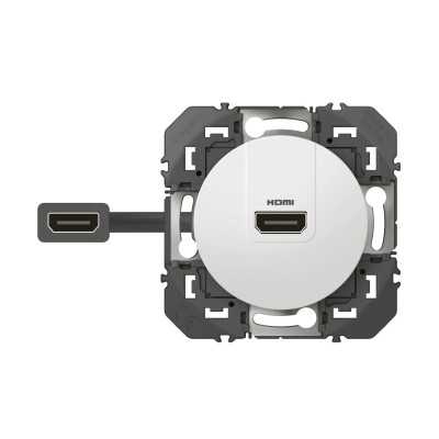 DOOXIE PRISE HDMI PRECONNECTORISEE BLANC