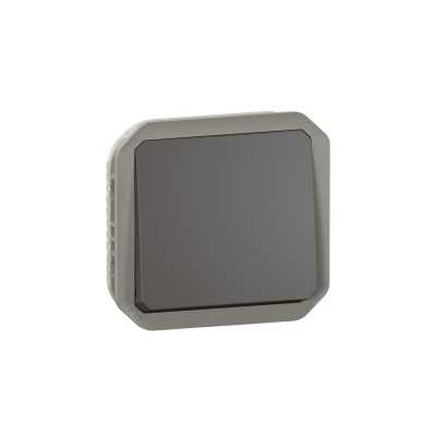 PLEXO ANTHRACITE POUSSOIR NO 10A IP55 IK08 - COMPOSABLE