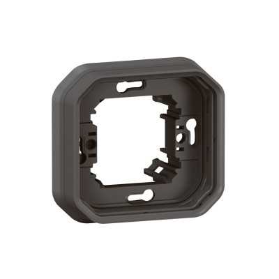 PLEXO ANTHRACITE SUPPORT ENCASTRE 1 POSTE - COMPOSABLE