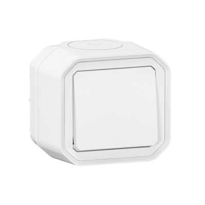 PLEXO BLANC POUSSOIR NO 10A IP55 IK08 - COMPLET SAILLIE