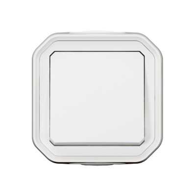PLEXO BLANC POUSSOIR NO 10A IP55 IK08 - COMPLET SAILLIE