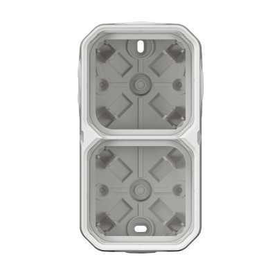 PLEXO BLANC BOITIER SAILLIE 2 POSTES - COMPOSABLE