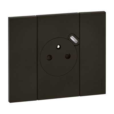 LIVING NOW NOIR PC SURFACE 2P+T + USB Type C 2 MODULES