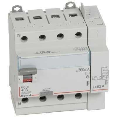 INTER DIFF DX³-ID 4P 40A 300MA TYPE AC (AR.HAUT VIS / DEP.HAUT AUTO)