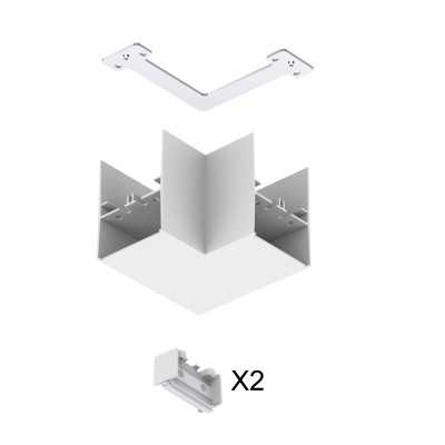 REGLETTE LED DB66 BLANC CONNECTEUR EN "L"