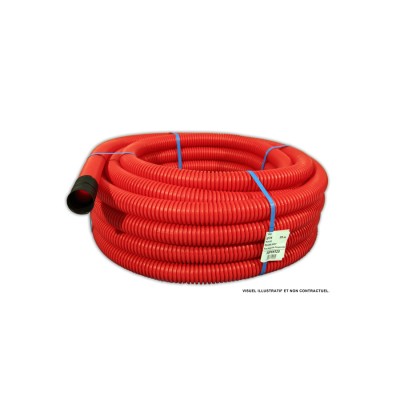 GAINE TPC ROUGE Ø90 C25 (LE ROULEAU)